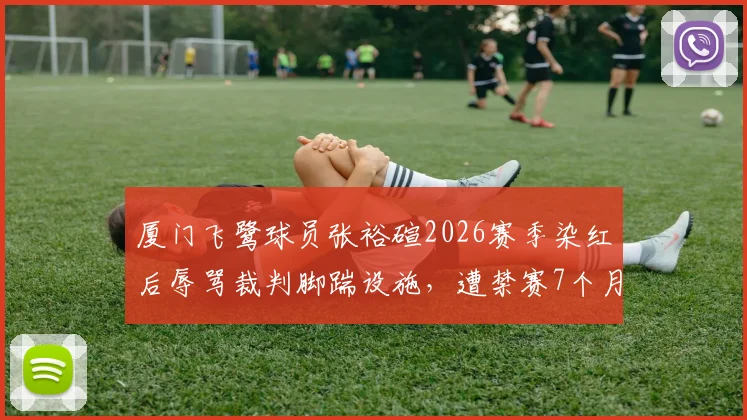 厦门飞鹭球员张裕碹2026赛季染红后辱骂裁判脚踹设施,遭禁赛7个月处罚决定详解